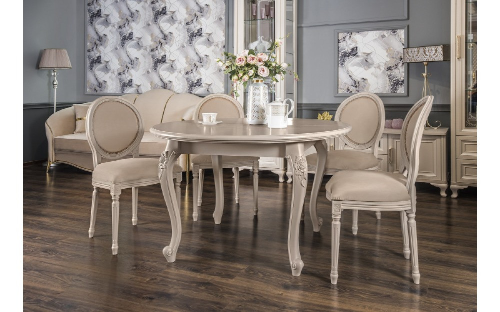 Стол Мокко бежевый круглый Москва - изображение 6