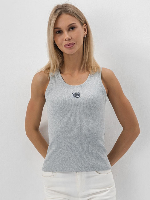 Майка Loewe женская серая Москва - изображение 3