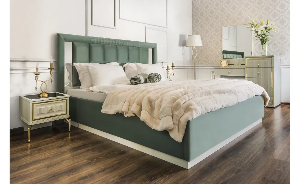 Кровать Замира оливковый 160x200 Москва - изображение 1