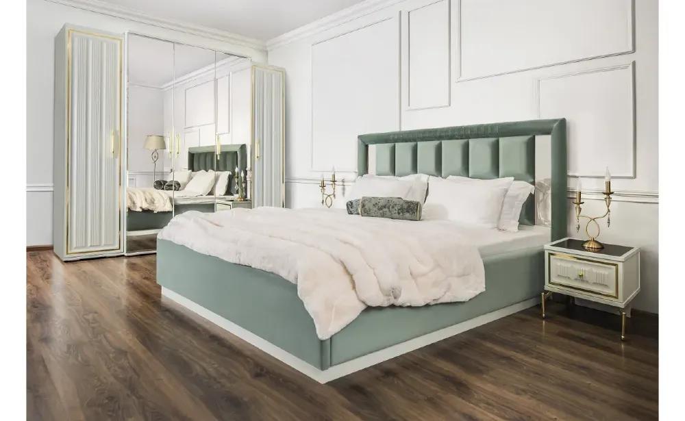 Кровать Замира оливковый 160x200 Москва - изображение 2